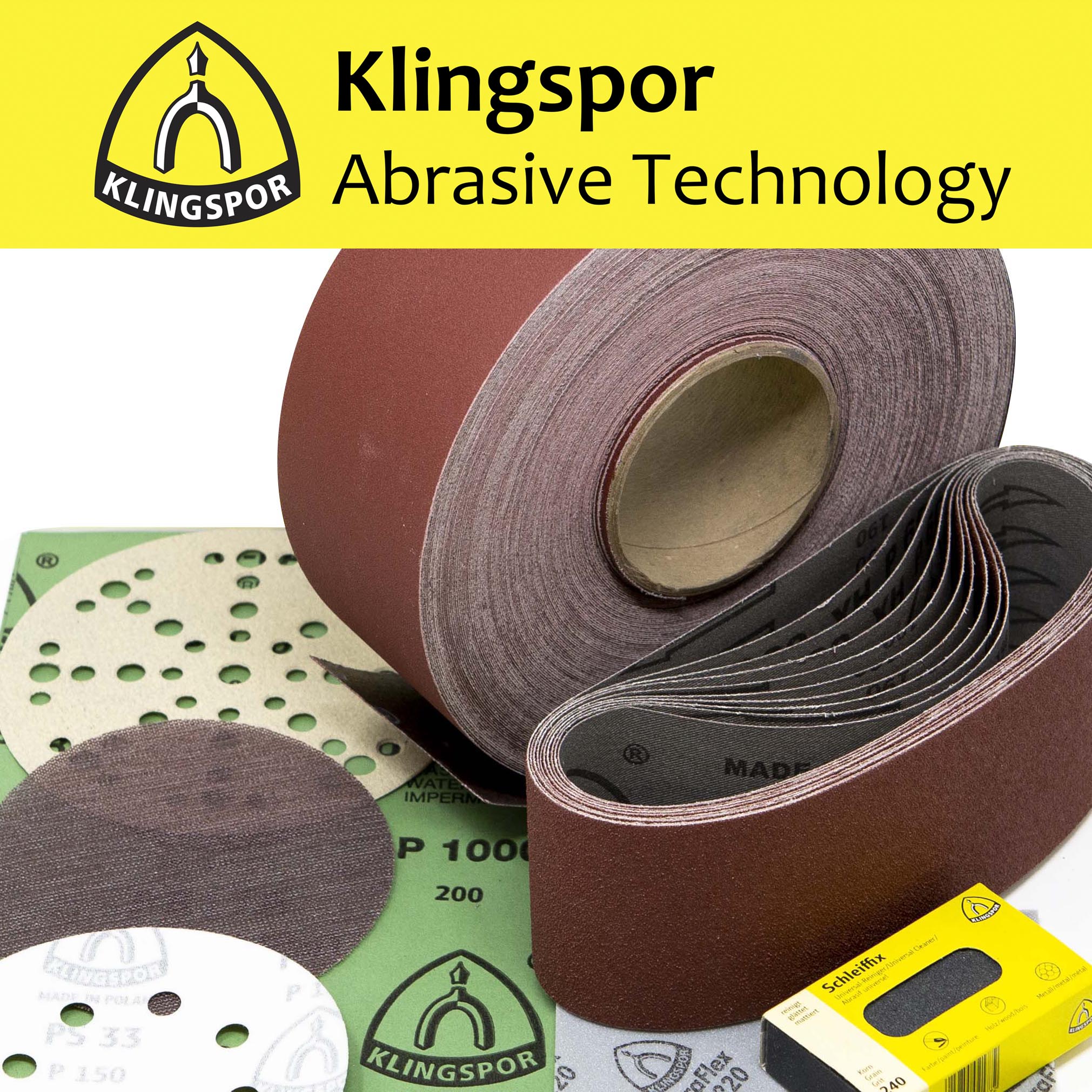 Lot De 20 Bandes Abrasives Klingspor - Corindon Grain 120, 75x780mm | Pour Ponceuse à Bande, Métal, Bois