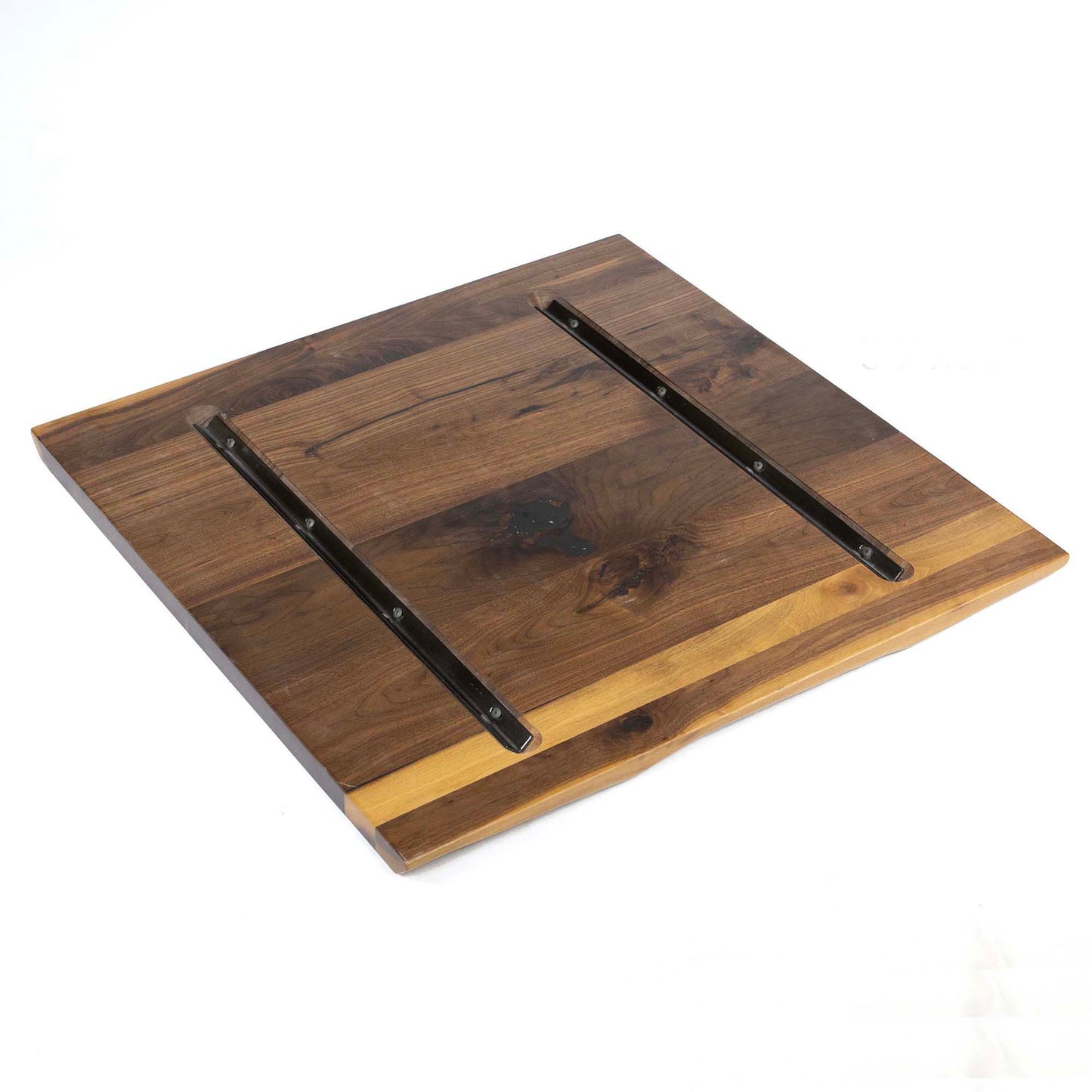 30 x 30" Solid Black Walnut Restaurant Cafe Table Top #DE3030W2