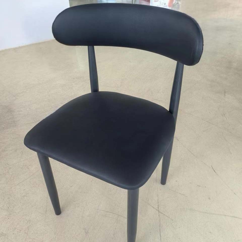 Upholstered Restaurant Chairs, Black Color #CB0107BL