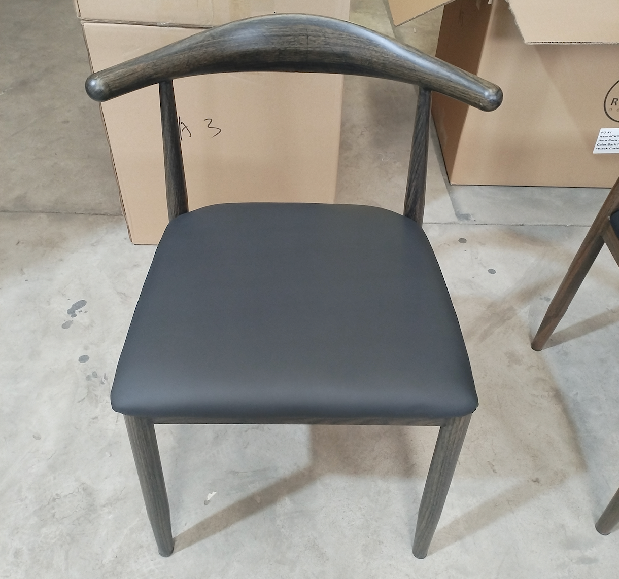 Horn Back Metal Restaurant Chair #CK8014