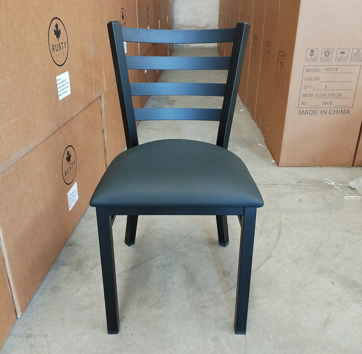 Ladder Back Metal Restaurant Chair #CK8028