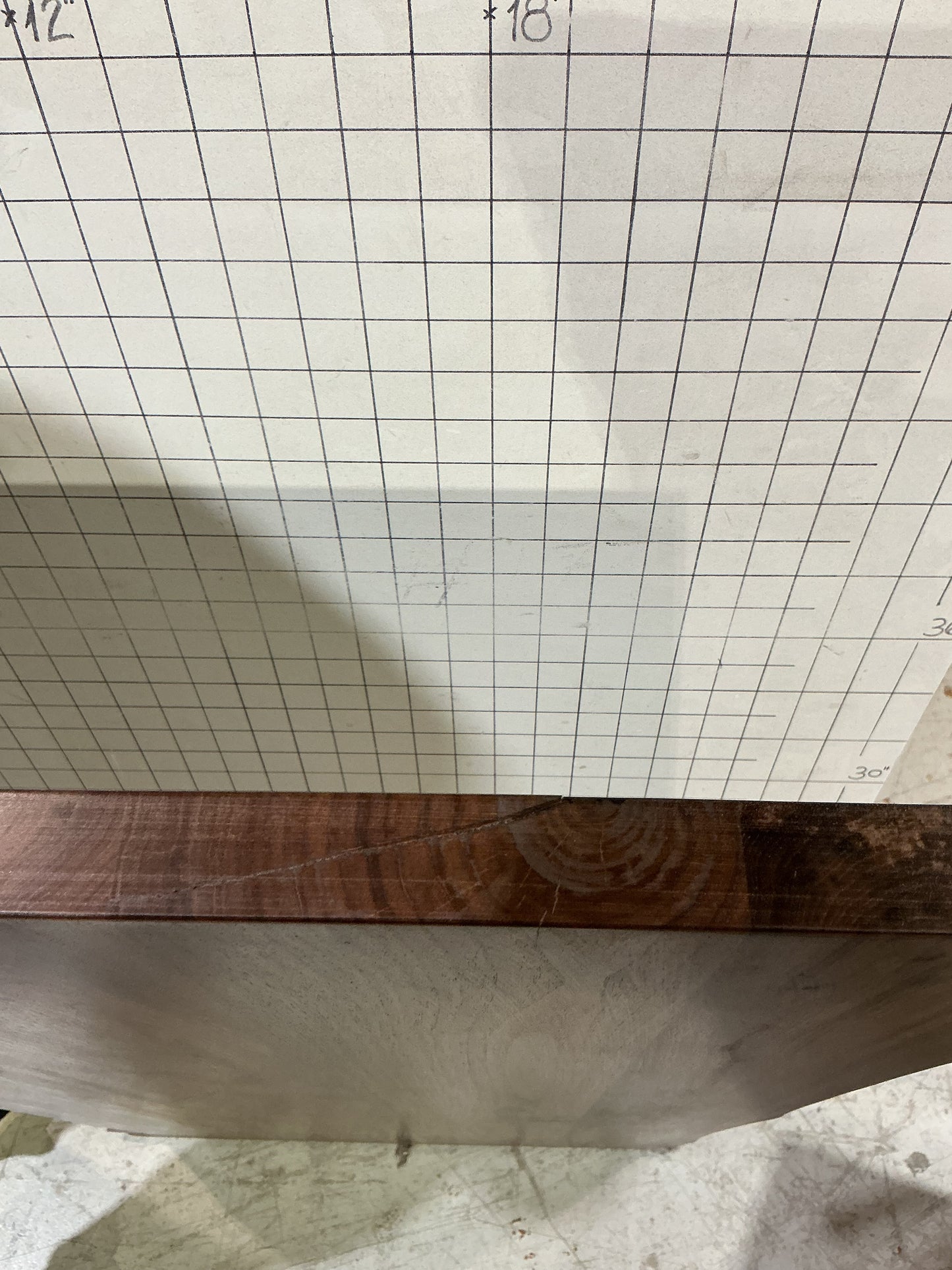 Clearance #B12 - 26 x 46" Solid Black Walnut Table Tops for Coffee Table or Desk, 2 Live Edges #DE2646W2
