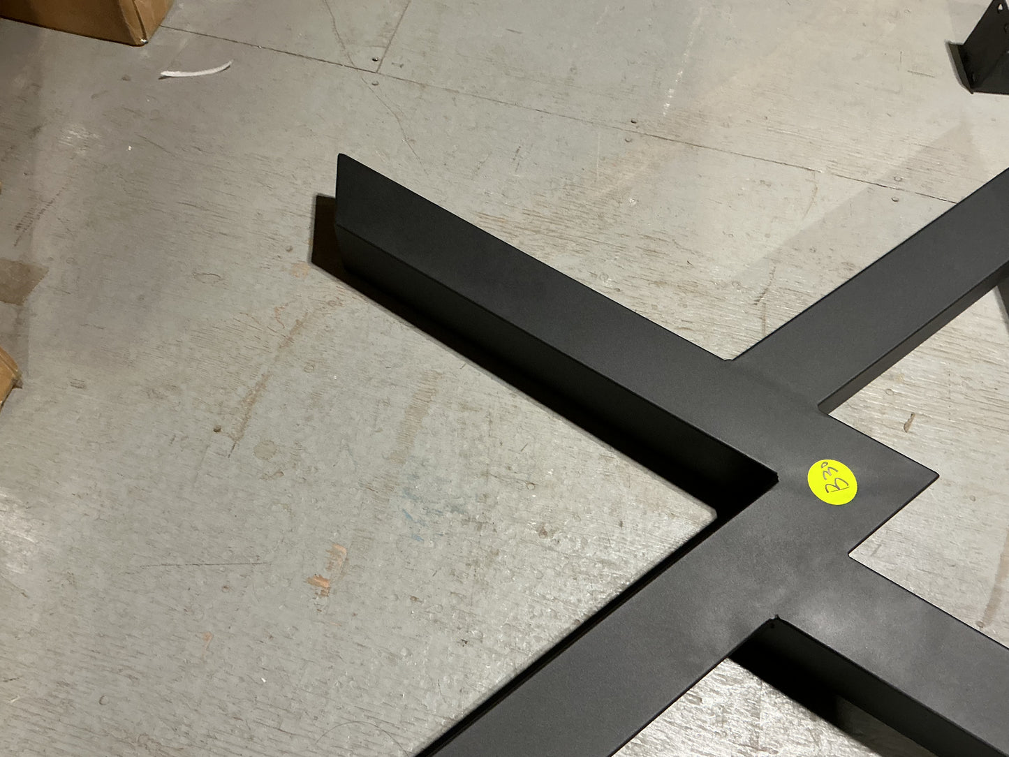 Clearance #B30 (Single Leg) Peak Shaped Dining Table Leg, Made in 3"x3" Tubing #ST3210