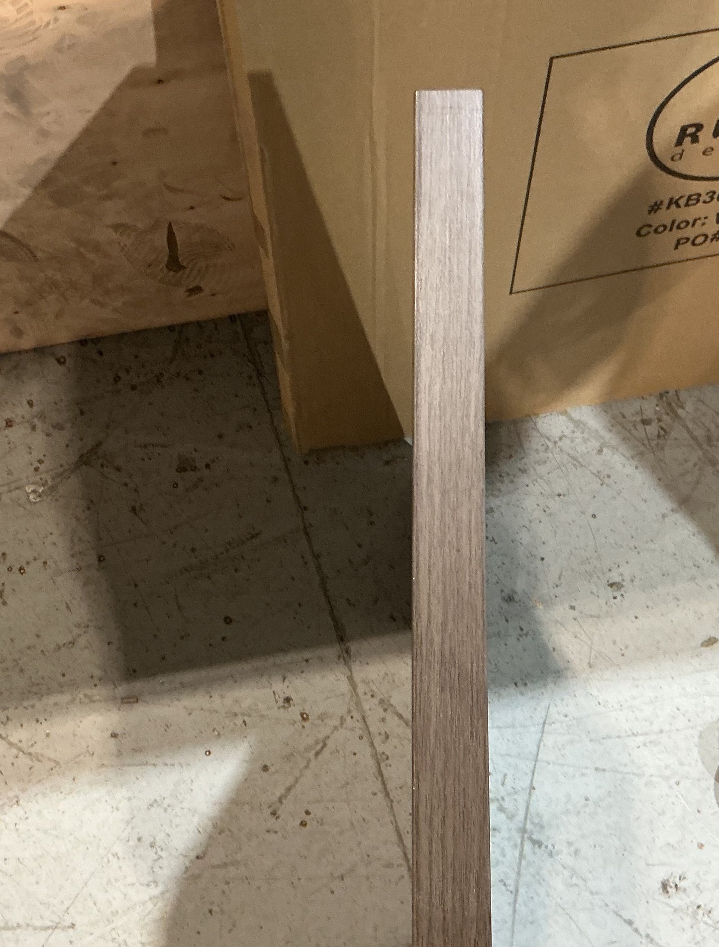 Clearance #B35 30 x 30" Melamine Restaurant Table Top, Dark Walnut Color #KB3030-WN