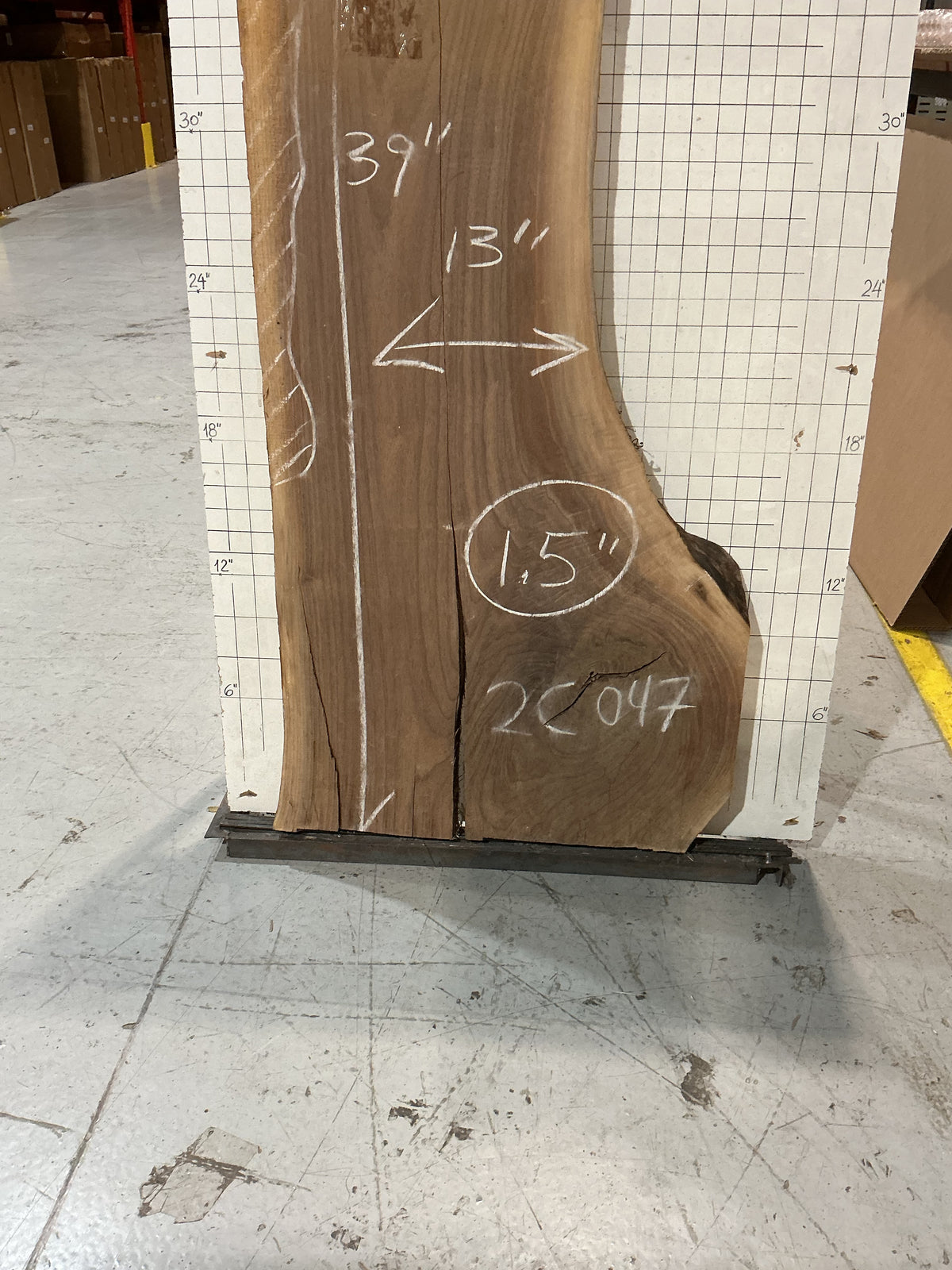 Black Walnut Live edge #2C047