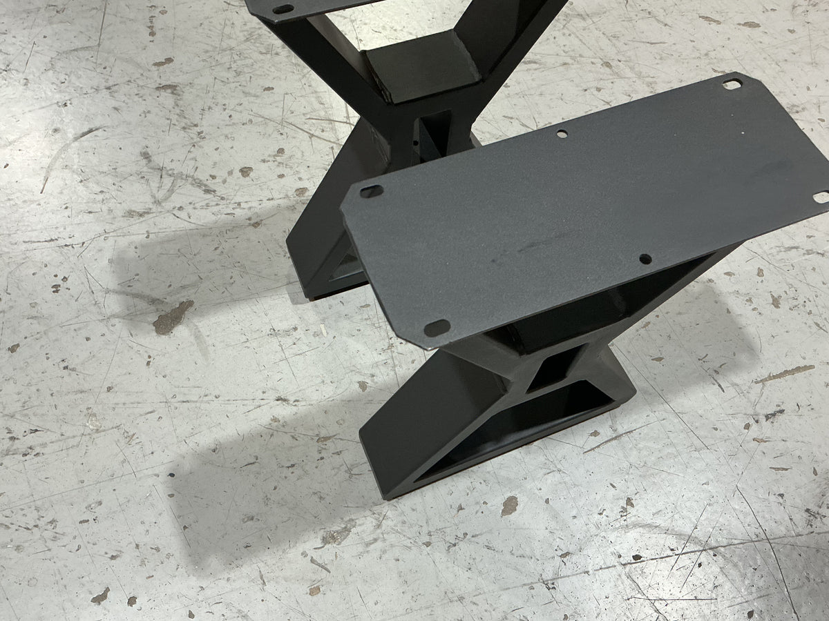Clearance #B97 Farmhouse X-Shaped Bench Legs, 1 Pair #SS700