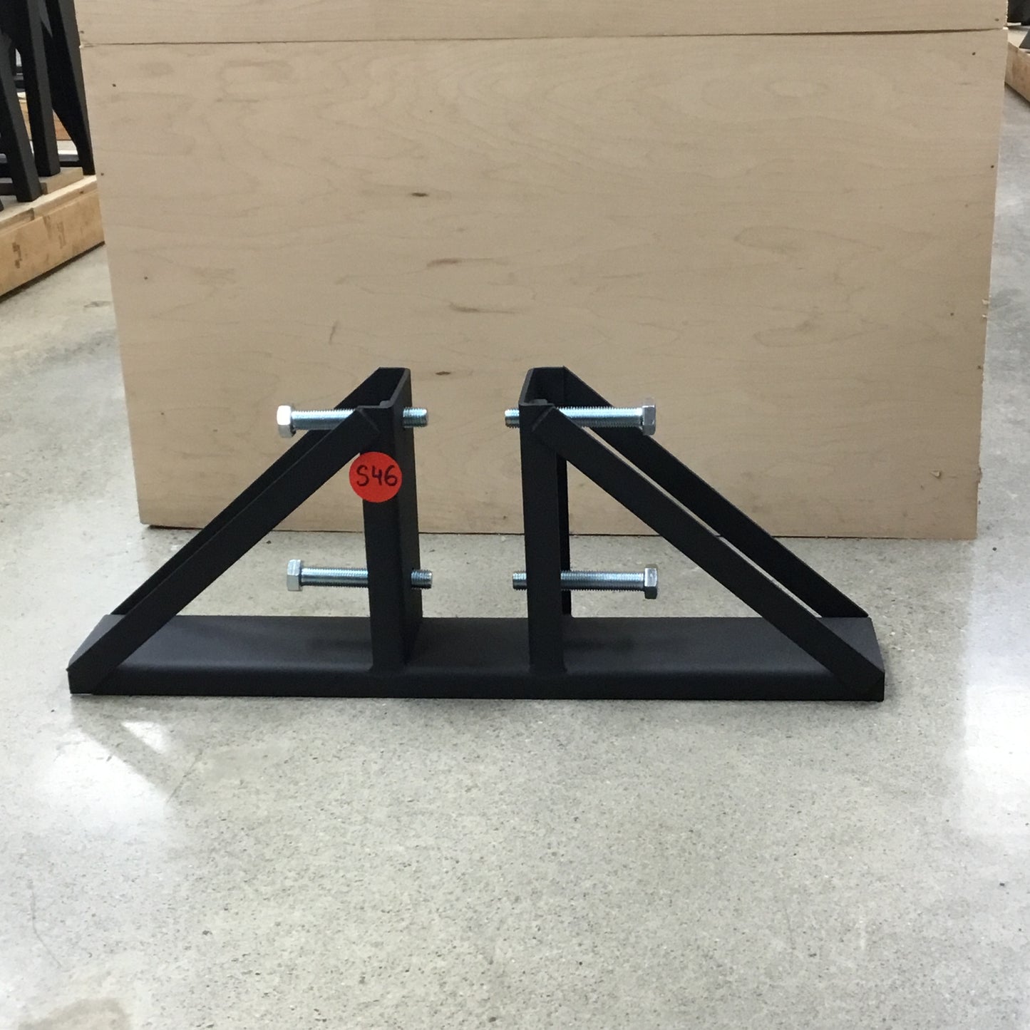 Clearance S46: One Single Leg Floor Model: Display Stands for Wood Slab & Table Top #SS023