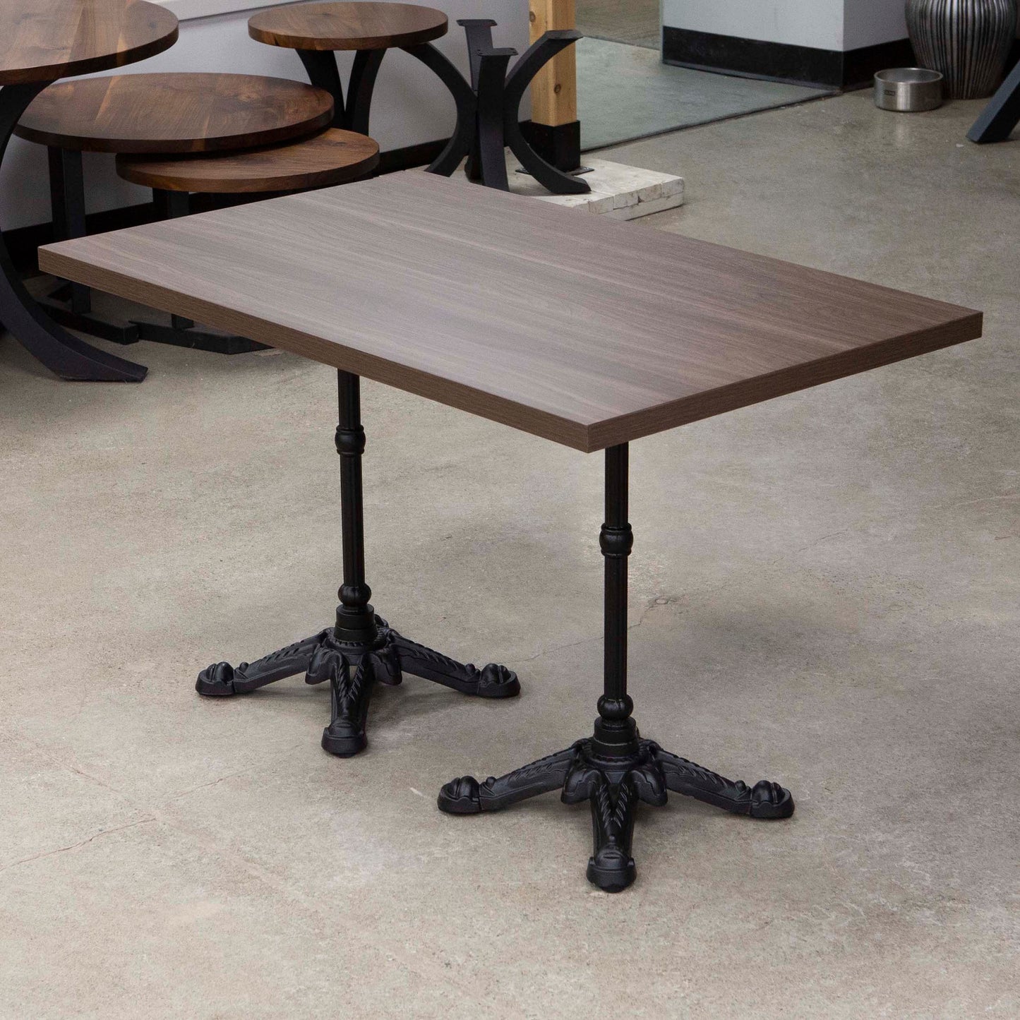 melamine board restaurant table