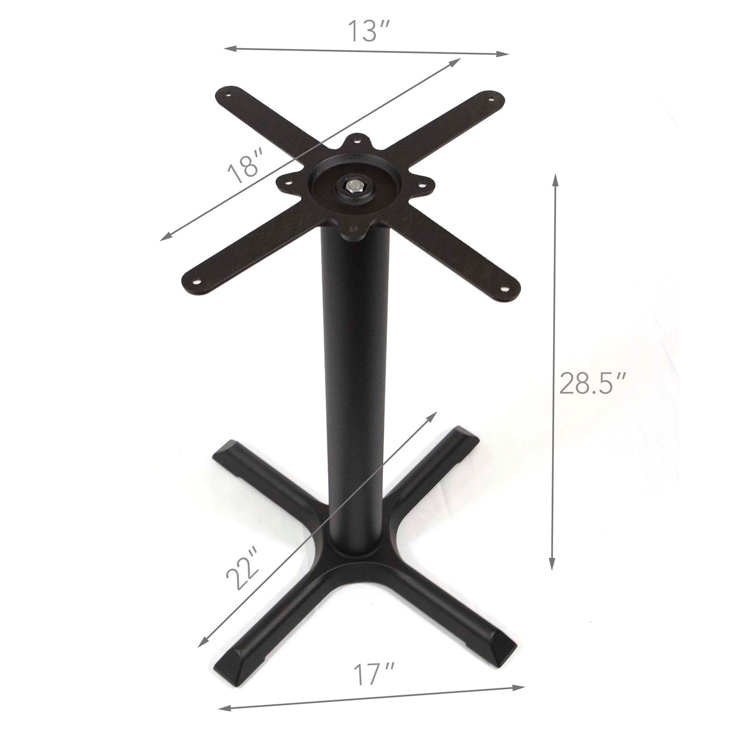 24 x 24" Melamine Restaurant Cafe Table, Dark Walnut Color #J28M2424WN