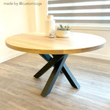 SS1711 straw bundle shaped round dining table legs
