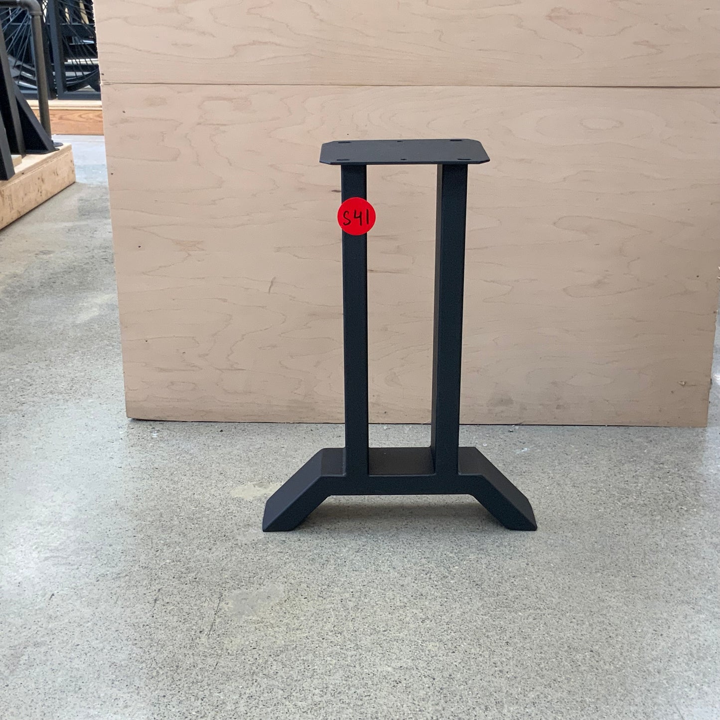 Clearance S41: One Single Leg Floor Model: Pagoda Shaped Bench Leg, #ST3100