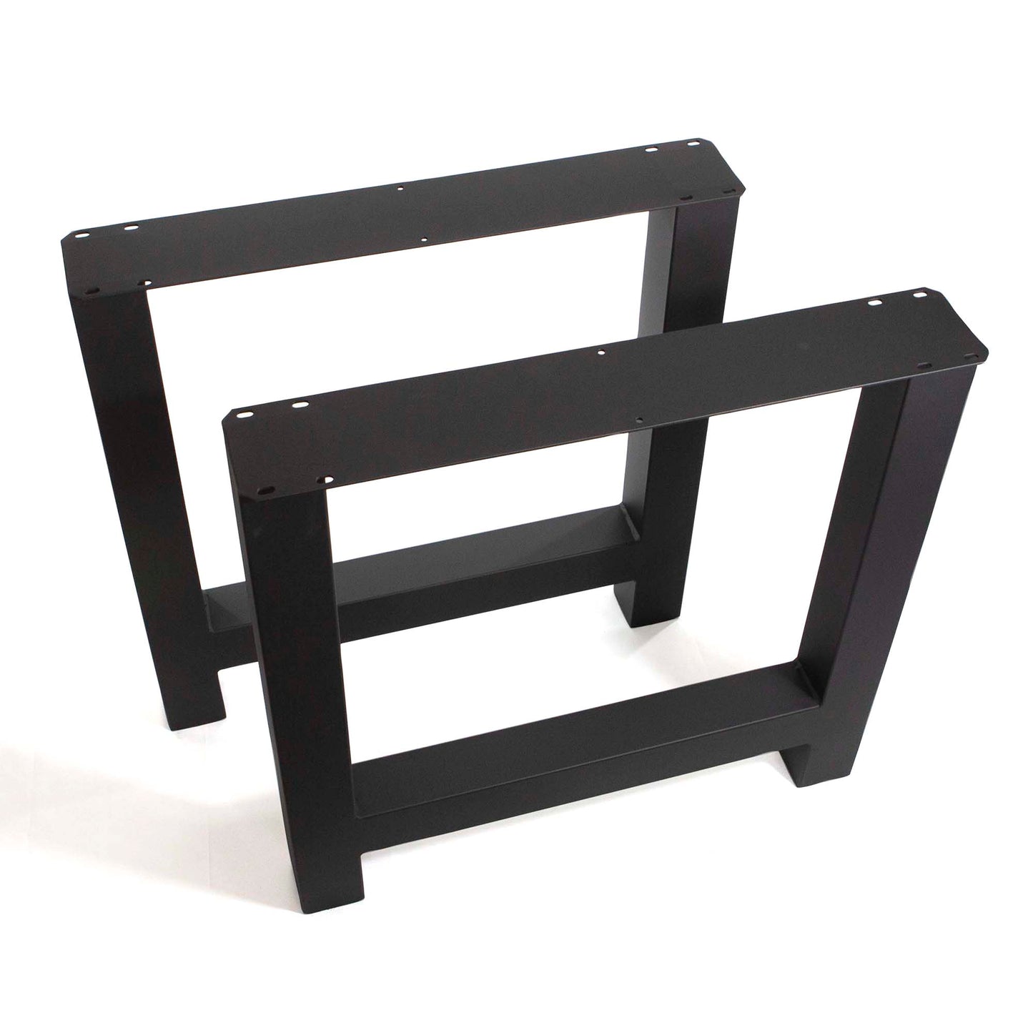 H28" H-Shaped Dining Table Legs Made in 3"x3" Tubing, 1 Pair #W5043A