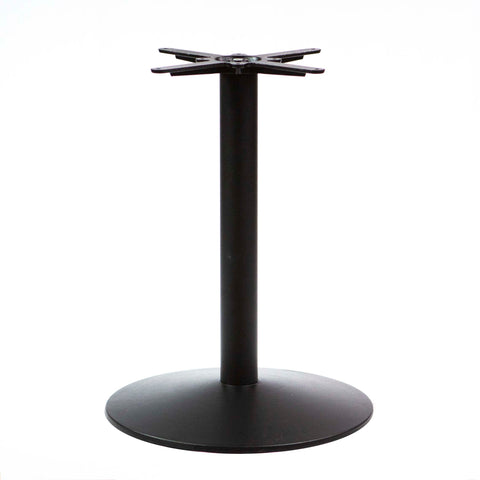 cast iron bistro table base, round pedestal-shaped design
