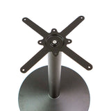 bistro table base made in cast iron, with round base