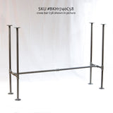 table legs made in industrial pipe, at 40" height for bar table, ship in Canada & USA