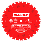 DIABLO 10 in. x 30 Tooth Plywood Ripping Blade (D1030X)