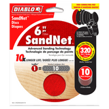 Diablo 6 in. SandNet™ Discs with Connection Pad (9 Variants)