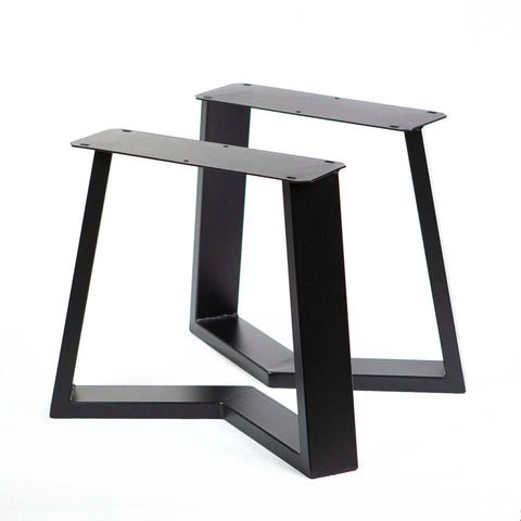 table legs for coffee table, made in metal black powder coated