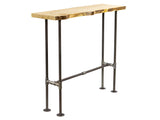 bar height pub table, with pipe legs