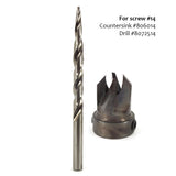 Whiteside, Carbon Steel Countersink With Tapered Drill Bit