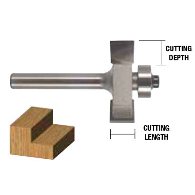 Rabbet router deals bit lowes