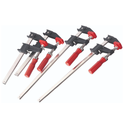 BESSEY Clutch Style Bar Clamps, Wood Handle, GSCC Series, Set/4