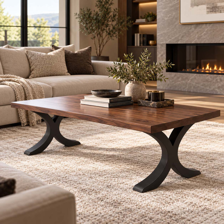 Metal Table Legs & Furniture Base – Rusty Design Canada
