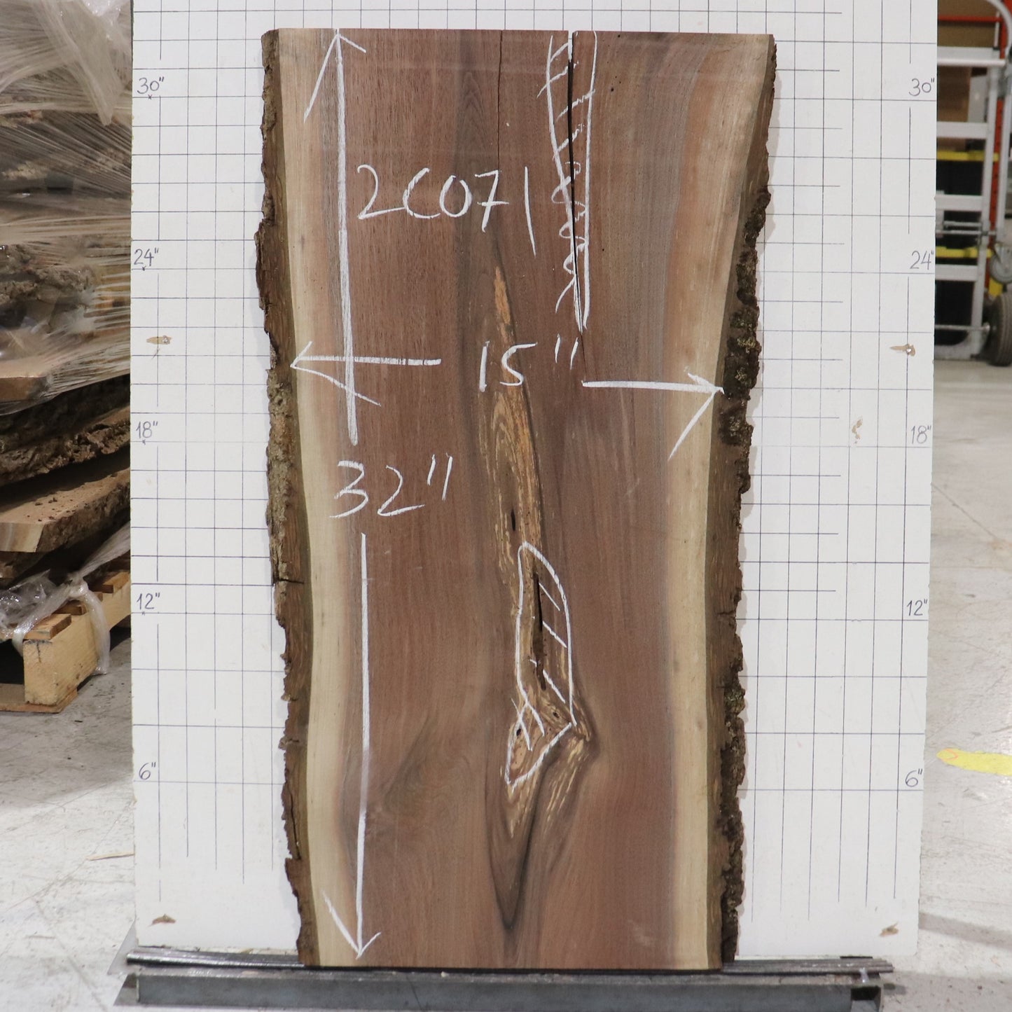 Black Walnut Live edge #2C071