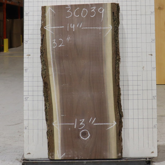 Black Walnut Live Edge #3C039