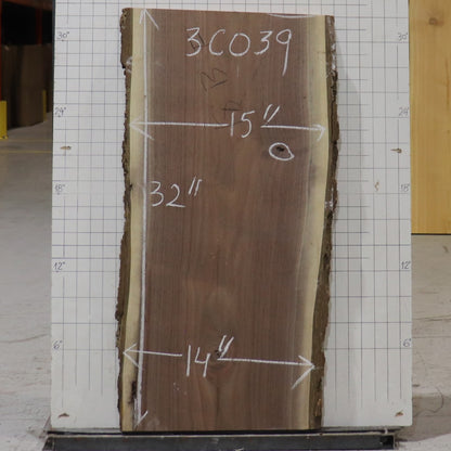 Black Walnut Live Edge #3C039