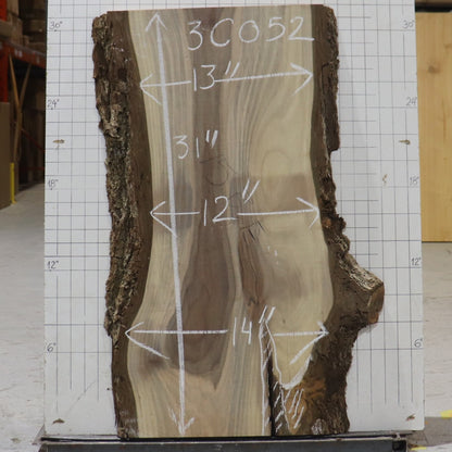 Black Walnut Live Edge #3C052