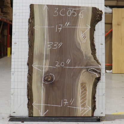 Black Walnut Live Edge #3C056