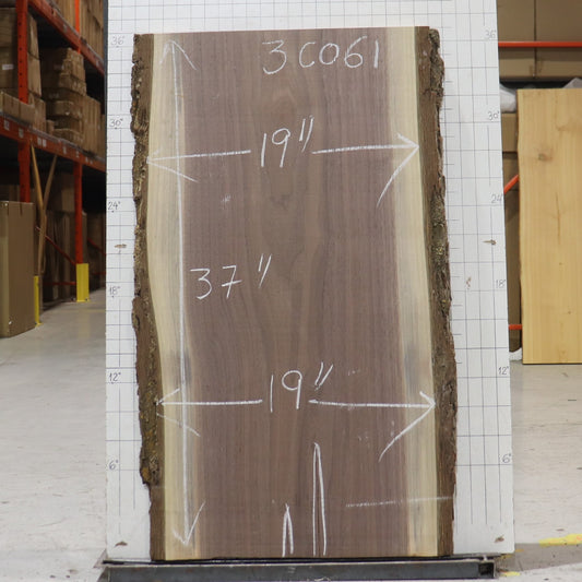 Black Walnut Live Edge #3C061