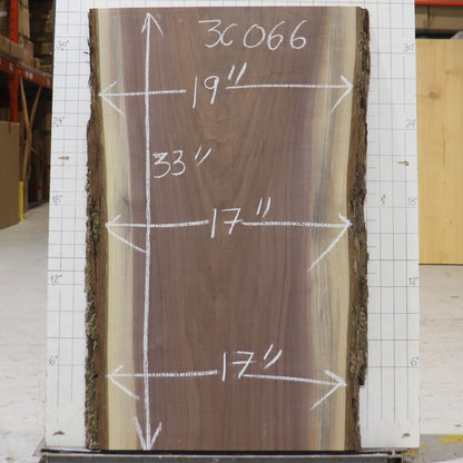 Black Walnut Live Edge #3C066