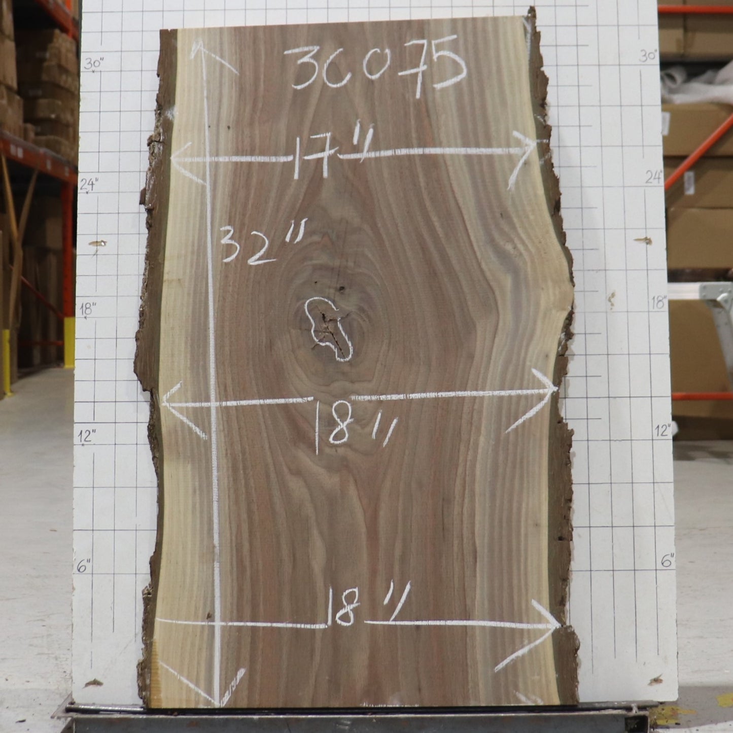 Black Walnut Live Edge #3C075