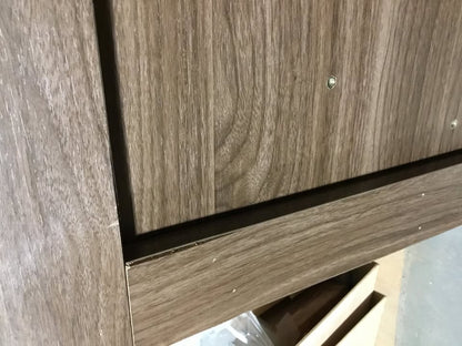 Clearance #199 30 x 48" Melamine Restaurant Table Top, Dark Walnut Color #KB3048-WN