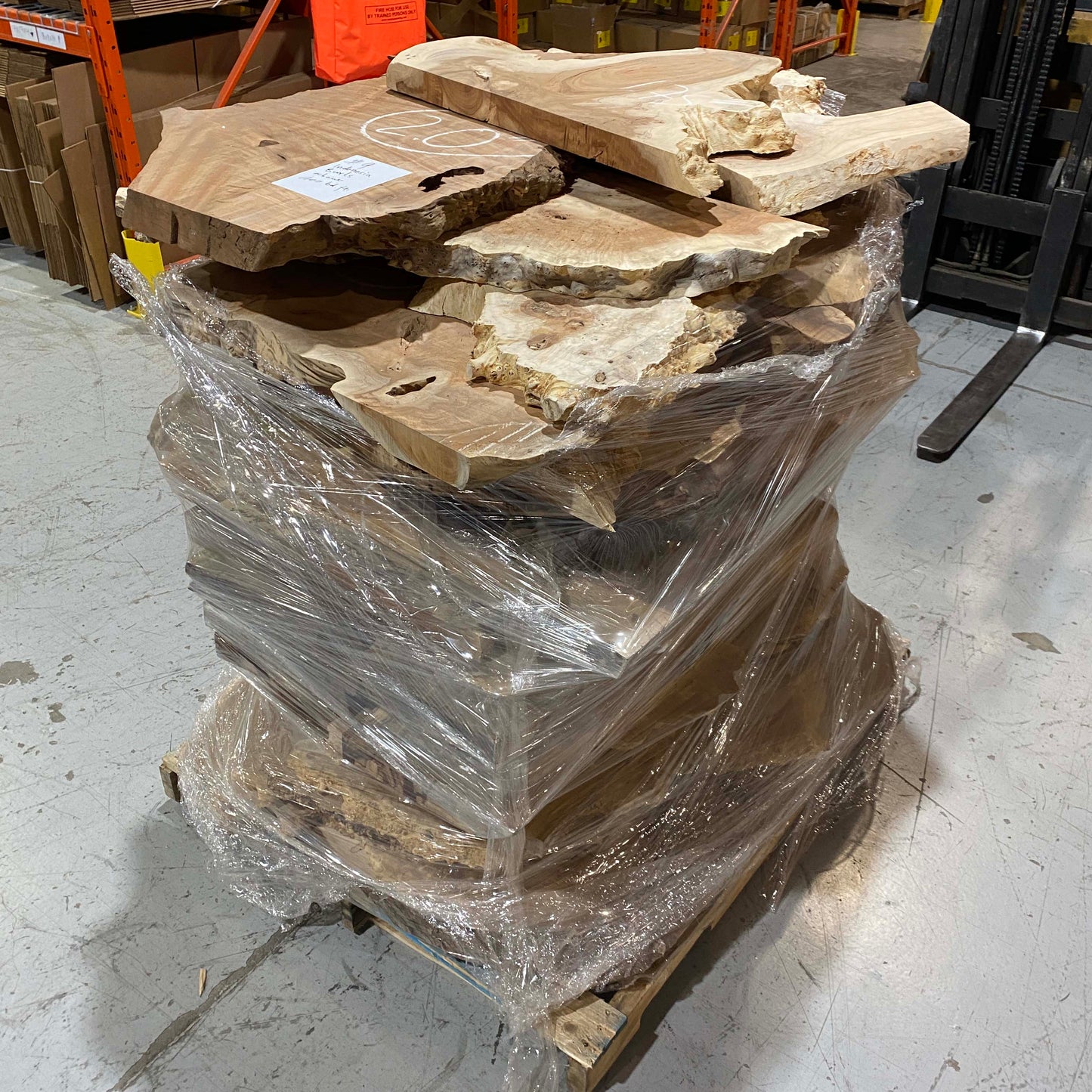 clearance #9 - Indonesia Amboyna Burl slabs 400 board foot