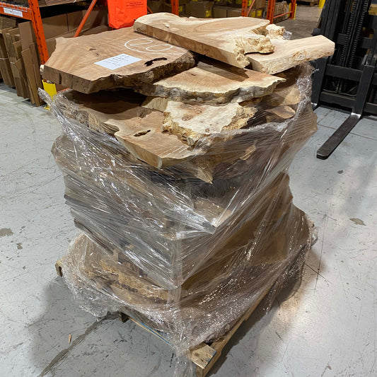 clearance #9 - Indonesia Amboyna Burl slabs 400 board foot