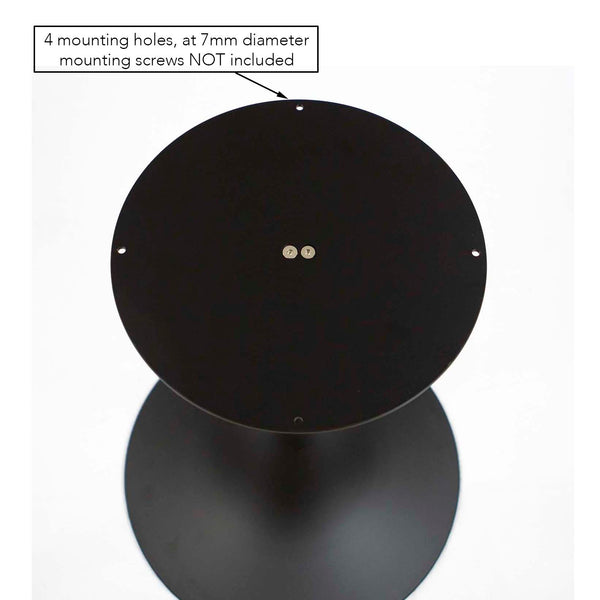 Tulip-Shaped Round Dining Table Base, Black Powder Coated #LK2028B ...