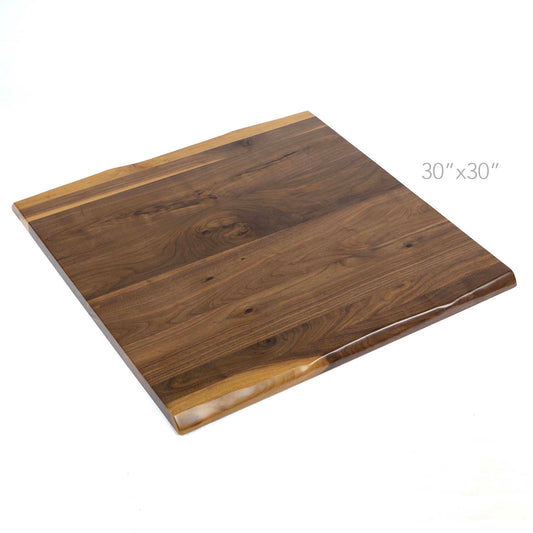 Black walnut table top 30"x30"