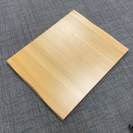 #C1 - LAST ONE - 24 x 30" Solid European Beech Hardwood Table Tops, Natural Color
