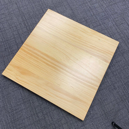 #C3 - LAST ONE - 30 x 30" Solid Pine Restaurant Cafe Table Top, Natural Clear Color