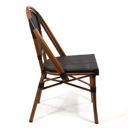 French style outdoor patio restaurant chairs