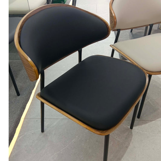 Upholstered Restaurant Chairs, Black Color #CB0102BL