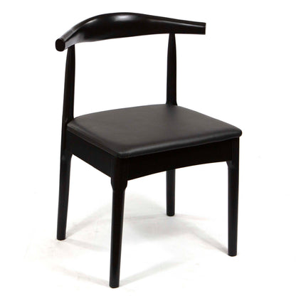 CC602BL1BL Horn Back Wooden Restaurant Chairs