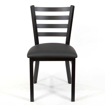 CK8028-BL1BL ladder back restaurant chair 