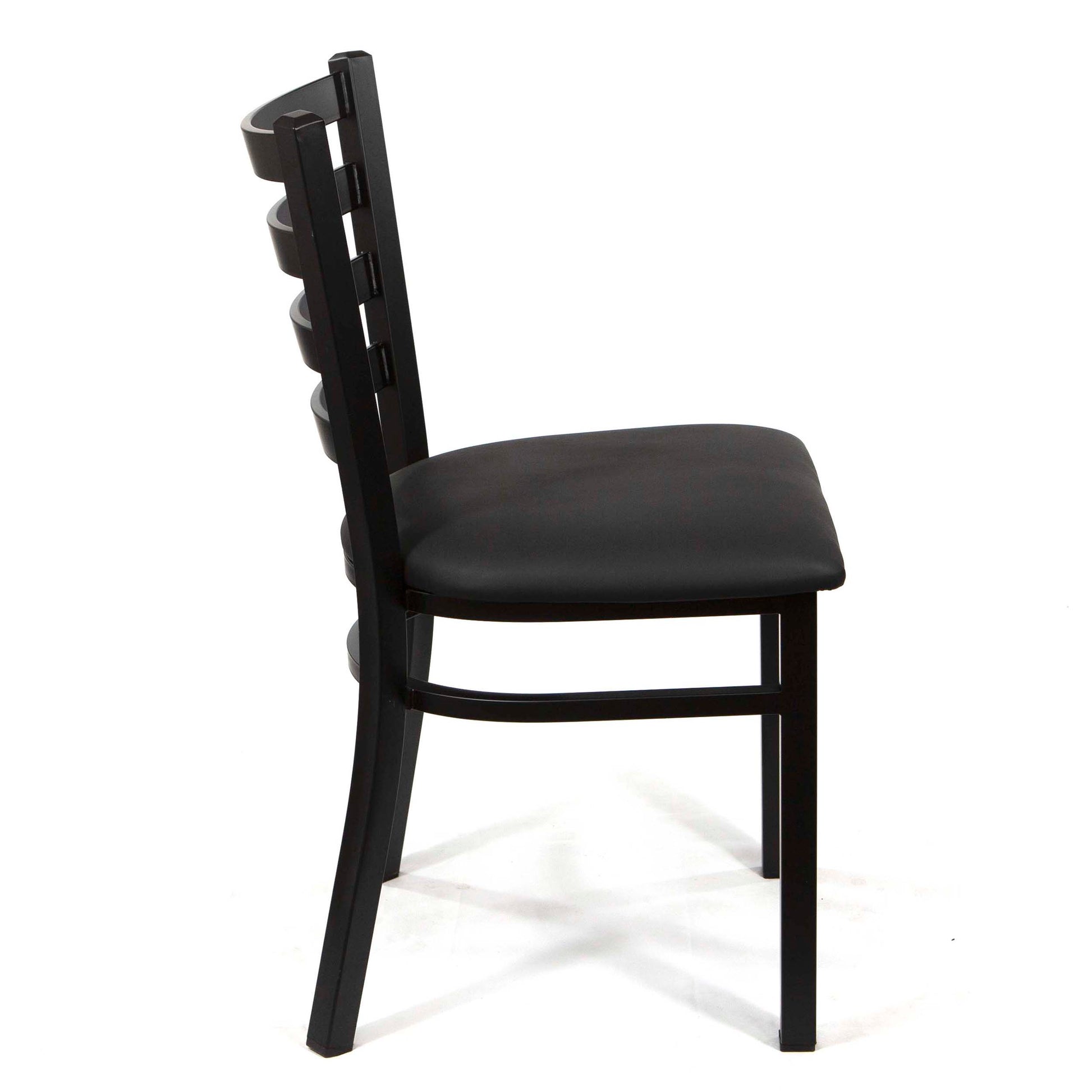 CK8028-BL1BL ladder back restaurant chair 