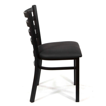 CK8028-BL1BL ladder back restaurant chair 