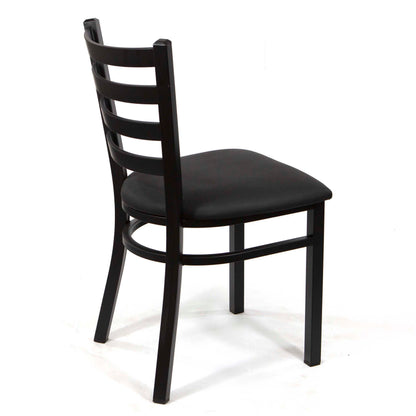 CK8028-BL1BL ladder back restaurant chair 