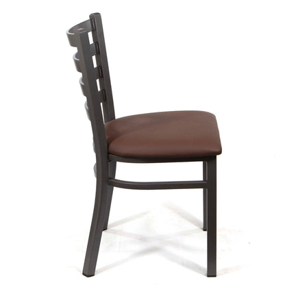 metal ladder back restaurant chairs
